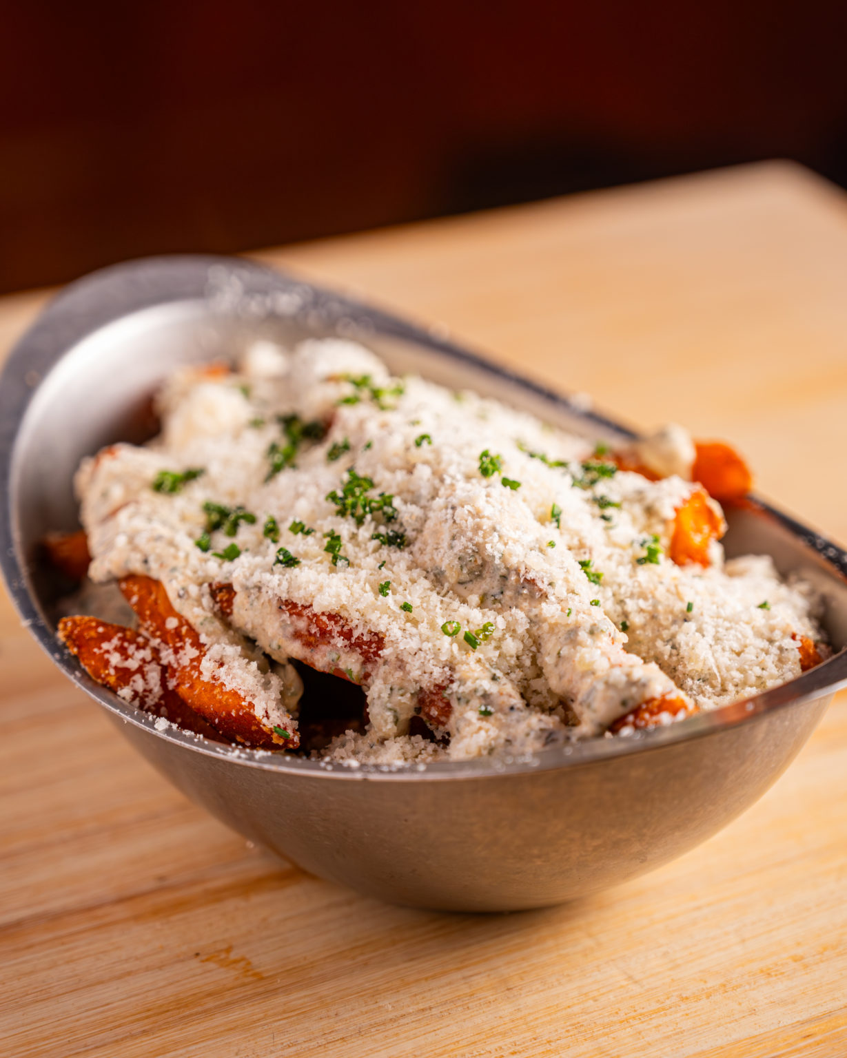 Sweet Potato Garlic Ranch Fries